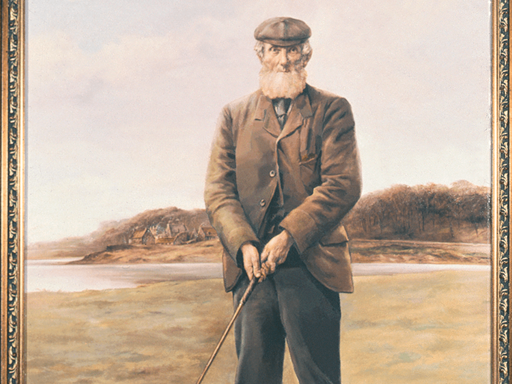 A portrait of Willie Park in later life